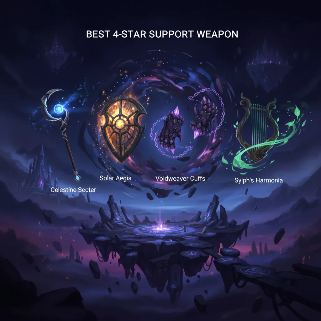 Best 4-Star Support Weapons in Neverness to Everness (NTE)