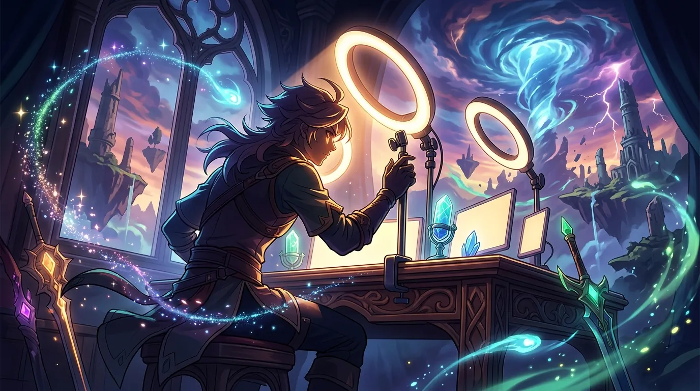 Best Desk Mounted Ring Lights for Long-Session Gacha Streaming