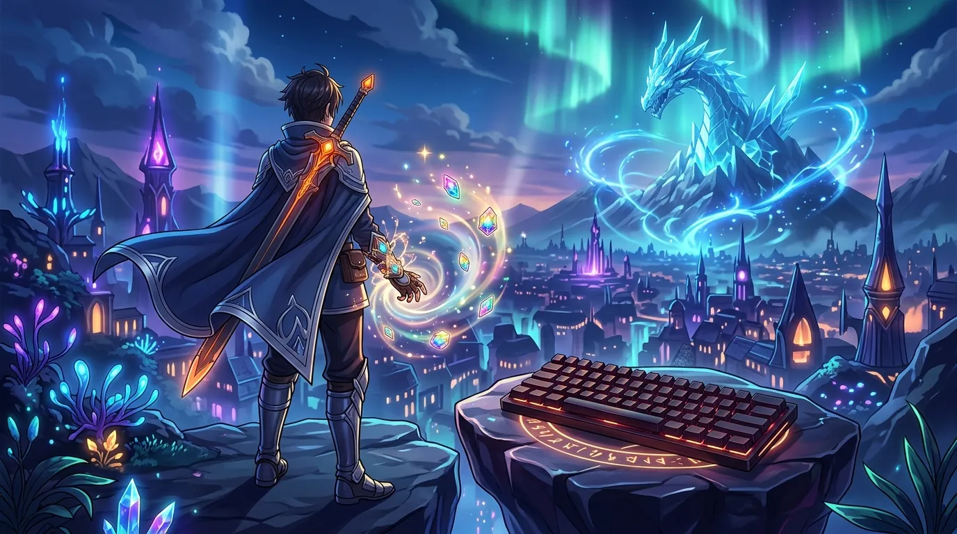 Best low profile mechanical keyboard for fast typing during long MMO and gacha sessions