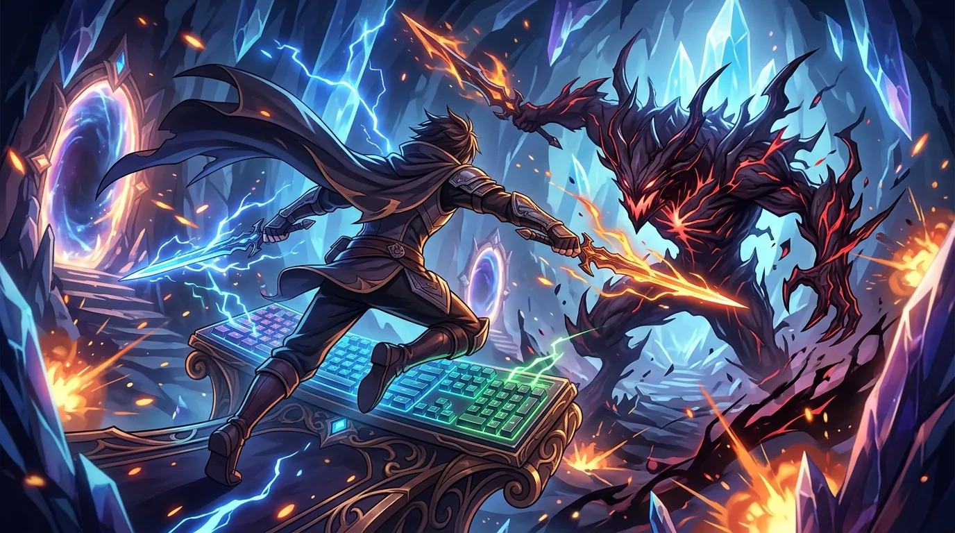 Best mechanical keyboards for fast-paced action combat games during long gacha sessions