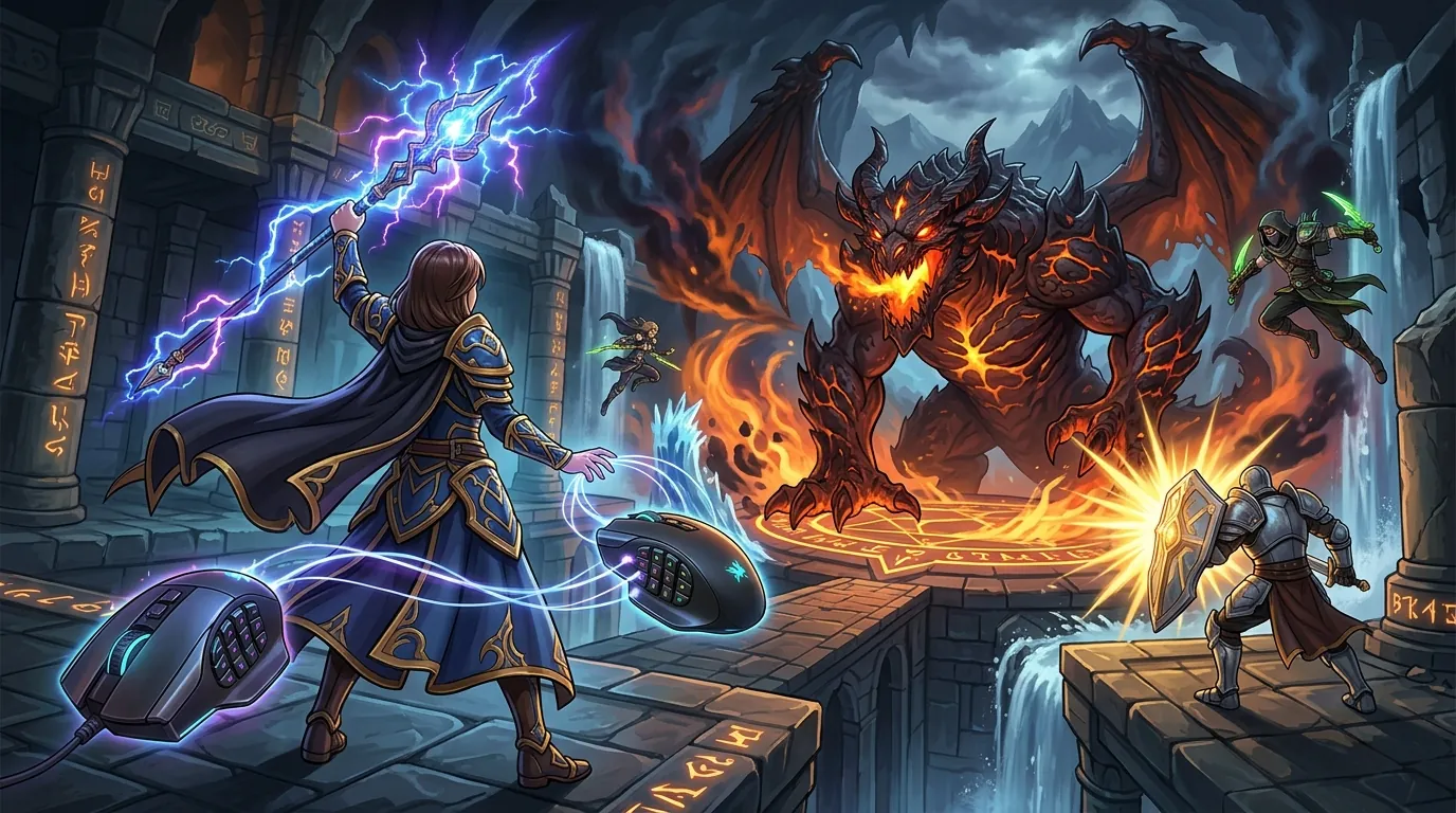Best MMO Mice with Side Buttons for Raid Leaders Managing Complex Rotations