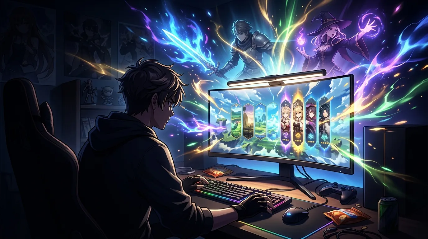 Best Monitor Light Bar for Late Night Gacha Grinders