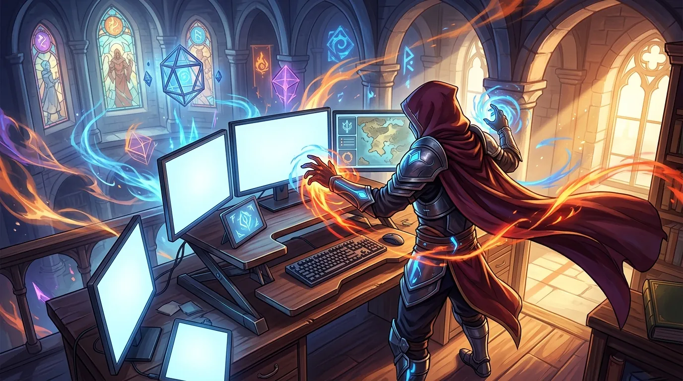 Best Standing Desk Converter for Small Gaming Setups and Long MMO Sessions